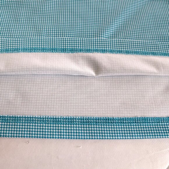 WALTER HAGEN Golf Polo Men's L Seafoam‎ Herringbone Button Logo Short Sleeve - Picture 6 of 12